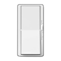 Lutron Diva Fan/Light Switch DVFSQ-LFH-WH